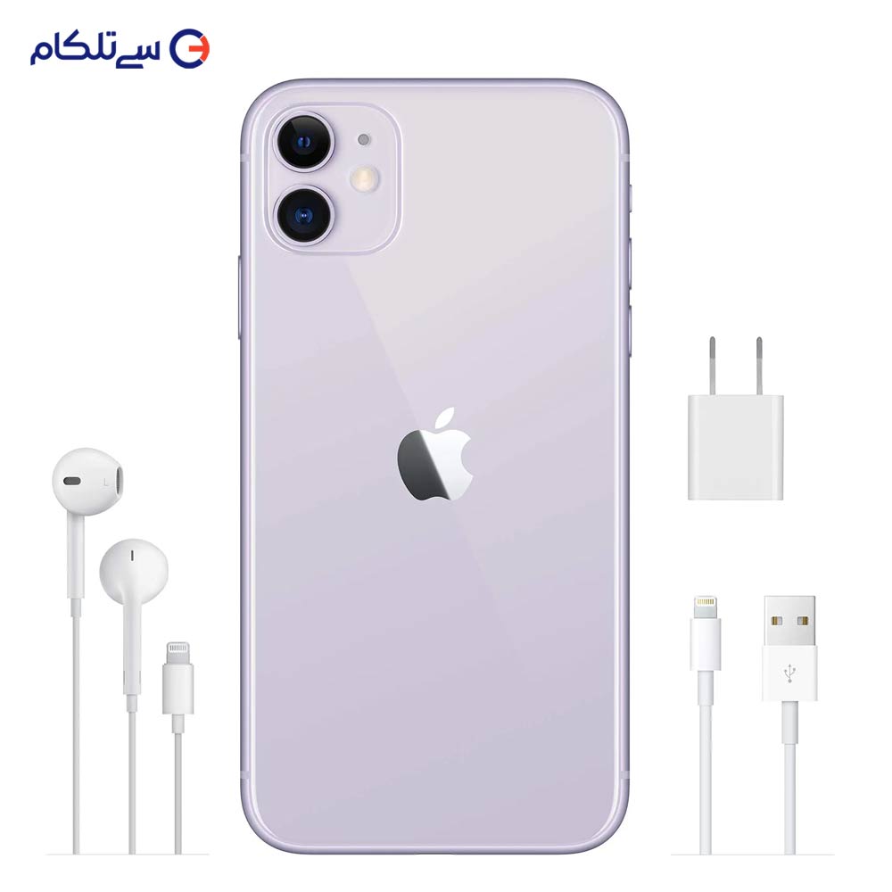 گوشی موبایل اپل مدل iPhone 11 A2223 دو سیم‌ کارت ظرفیت 64 گیگابایت