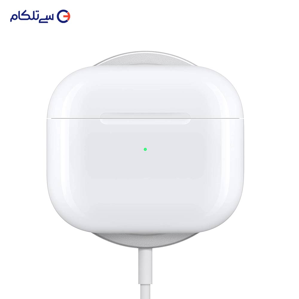 هدفون بی سیم اپل مدل AirPods 3 همراه با محفظه شارژ 