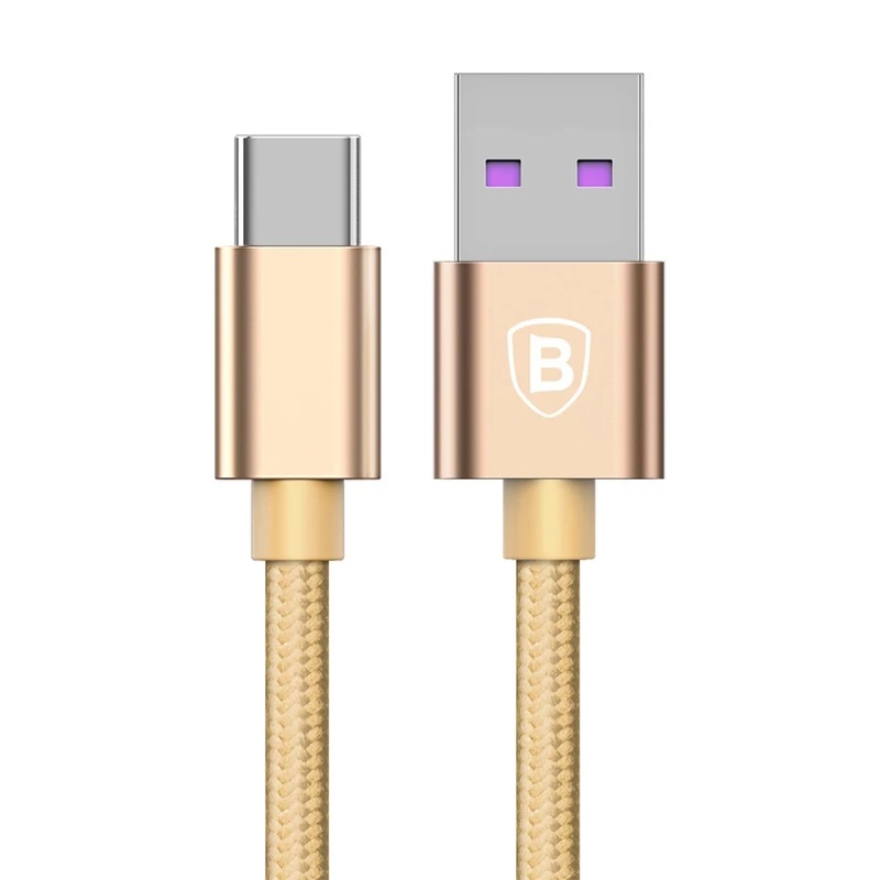 کابل تبدیل USB به USB Type-c باسئوس مدل Speed QC به طول 1 متر