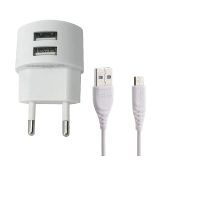 شارژر دیواری ترانیو مدل V90 به همراه کابل تبدیل microUSB