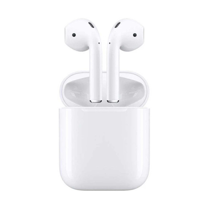 تصویر از هدفون بی سیم اپل مدل AirPods 2 همراه با محفظه شارژ