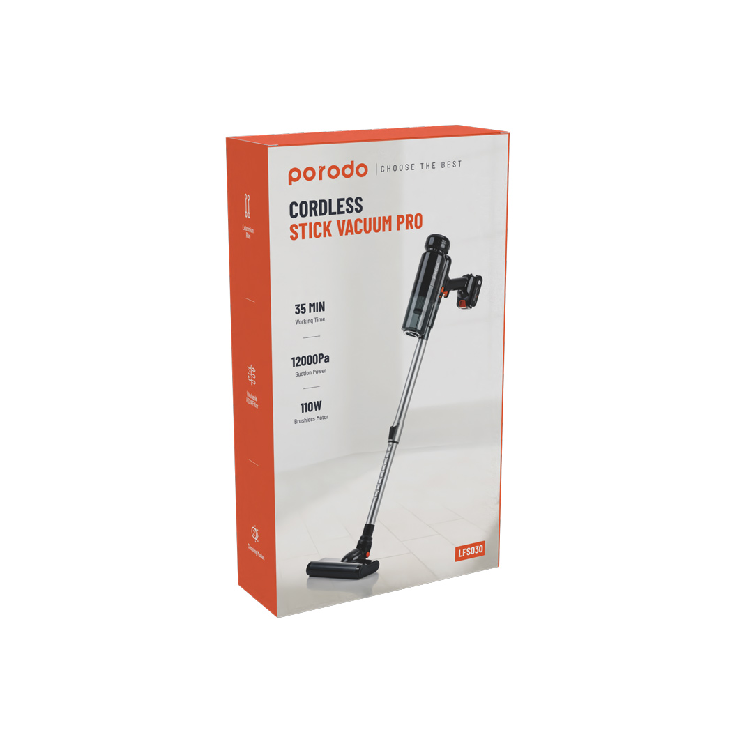 جارو شارژی پرودو مدل Porodo LifeStyle Cordless Stick Vacuum Pro