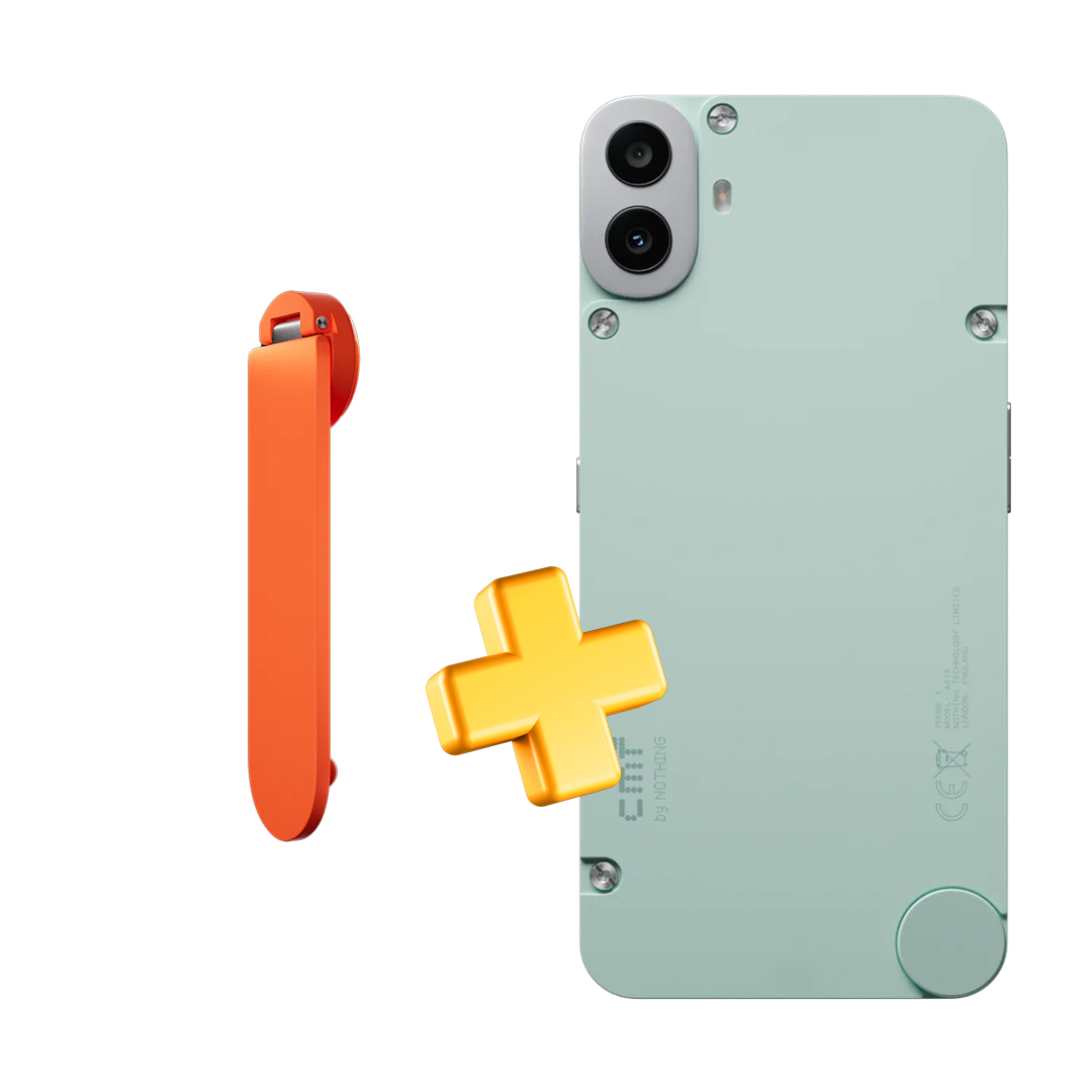 گوشی موبایل ناتینگ مدل CMF Phone 1 دو سیم کارت ظرفیت 256 گیگابایت و رم 8 گیگابایت - به همراه استند موبایل سی ام اف