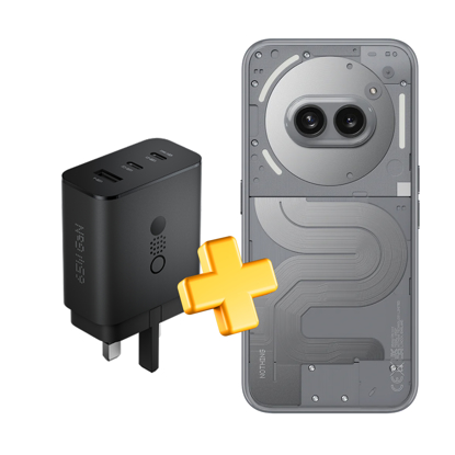 گوشی موبایل ناتینگ مدل Phone 2a Plus دو سیم کارت ظرفیت 256 گیگابایت و رم 12 گیگابایت - به همراه شارژر 65 وات سی ام اف
