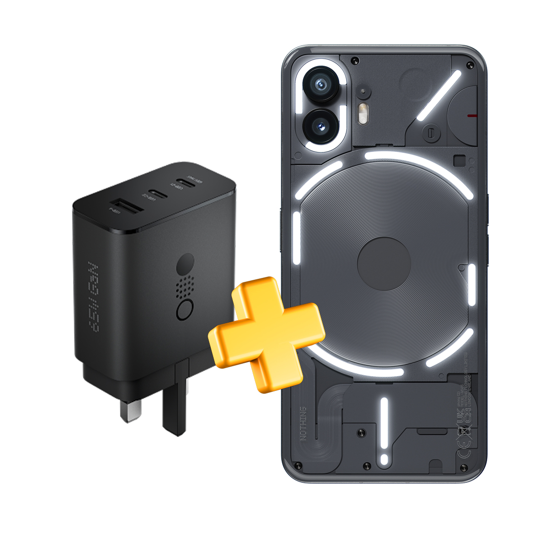 گوشی موبایل ناتینگ مدل Phone 2 دو سیم کارت ظرفیت 256 گیگابایت و رم 12 گیگابایت - به همراه شارژر 65 وات سی ام اف