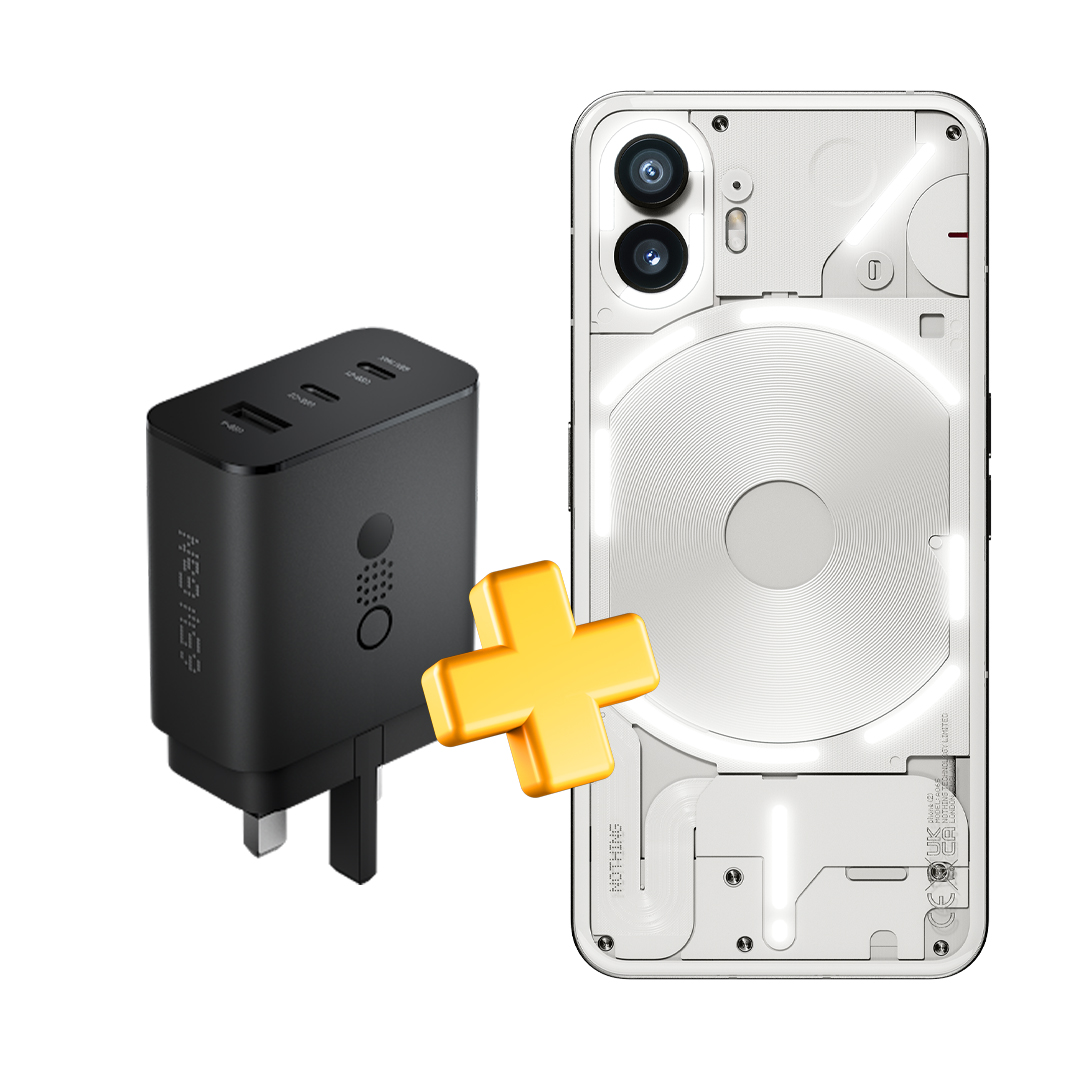 گوشی موبایل ناتینگ مدل Phone 2 دو سیم کارت ظرفیت 256 گیگابایت و رم 12 گیگابایت - به همراه شارژر 65 وات سی ام اف