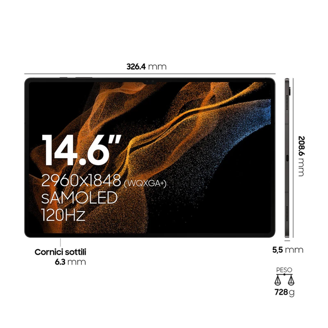 تبلت سامسونگ مدل Galaxy Tab S8 Ultra (X906B) ظرفیت 128 گیگابایت و رم 8 گیگابایت - چین