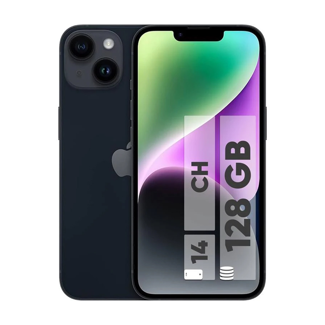 گوشی موبایل اپل مدل iPhone 14 CH دو سیم‌ کارت ظرفیت 128 گیگابایت و رم 4 گیگابایت