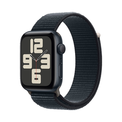ساعت هوشمند اپل مدل SE Aluminum Case 44 mm (2024) با بند پارچه ای