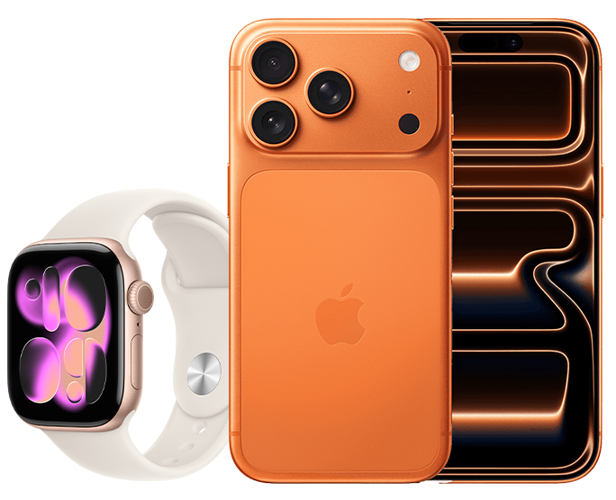 گوشی موبایل اپل مدل iPhone 17 Pro Max ZAA تک سیم کارت + eSim ظرفیت 256 گیگابایت و رم 12 گیگابایت - نات اکتیو + ساعت هوشمند اپل مدل Series 10 46mm Aluminum