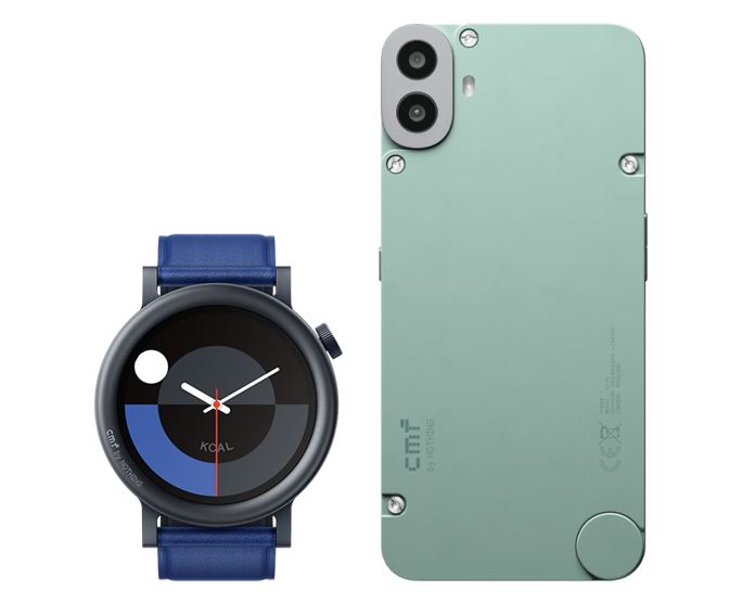 گوشی موبایل ناتینگ مدل CMF Phone 1 دو سیم کارت ظرفیت 128 گیگابایت و رم 8 گیگابایت + ساعت هوشمند ناتینگ مدل Cmf watch pro 2