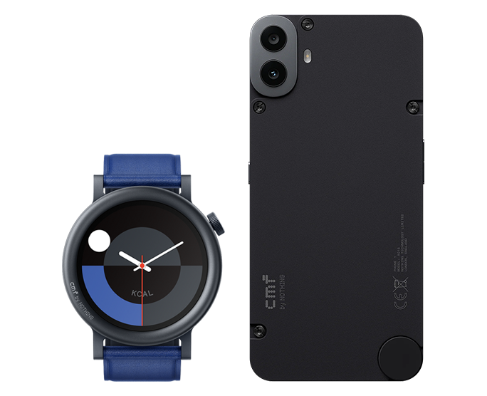 گوشی موبایل ناتینگ مدل CMF Phone 1 دو سیم کارت ظرفیت 128 گیگابایت و رم 8 گیگابایت + ساعت هوشمند ناتینگ مدل Cmf watch pro 2